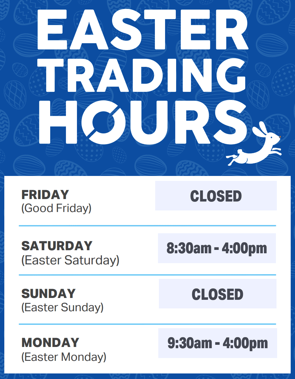 Easter Trading Hours